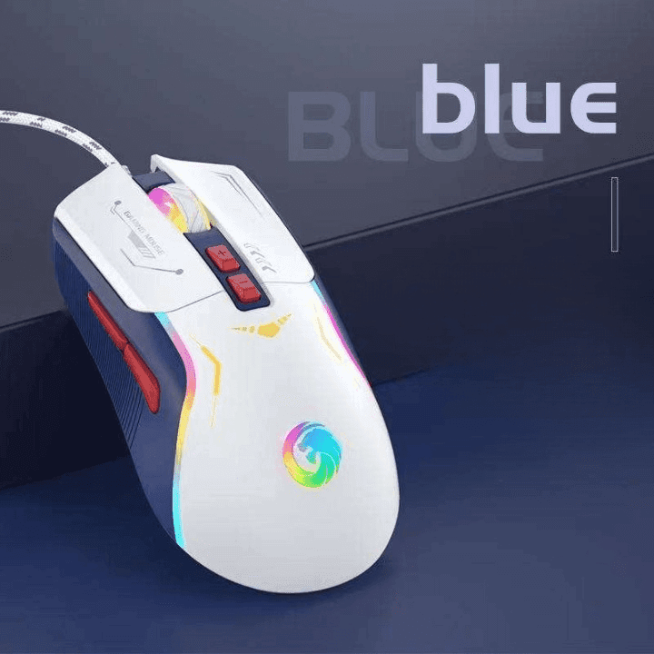 P19 Wired Gaming Mouse With RGB Lighting – Adjustable DPI 1600 / 2400 / 3200 view 3
