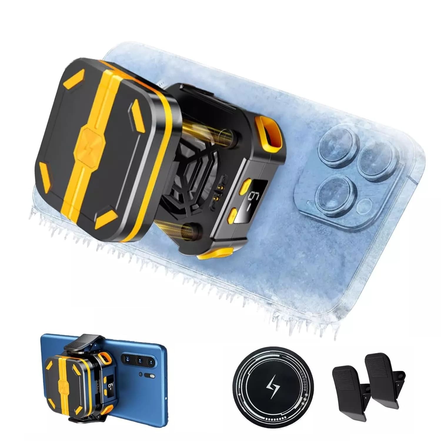 P70 Magnetic Phone Cooler Cordless Semiconductor Cooling Chip view 1