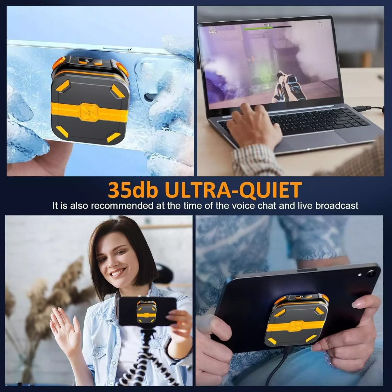 P70 Magnetic Phone Cooler Cordless Semiconductor Cooling Chip view 4