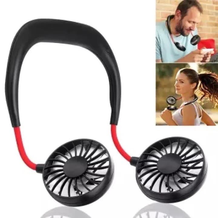 Personal Portable USB Rechargeable Mini Neck Fan view 1