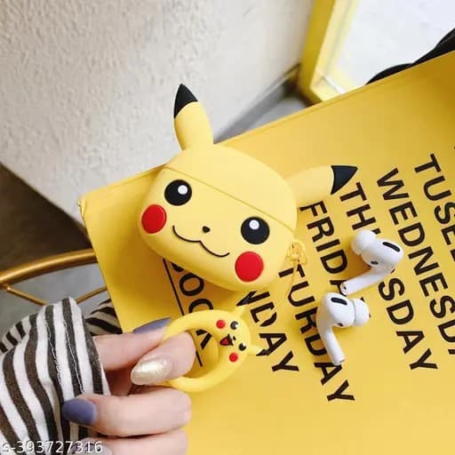 Pikachu Design Wireless Bluetooth Earbuds view 3