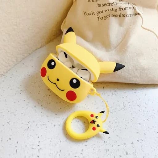 Pikachu Design Wireless Bluetooth Earbuds view 1