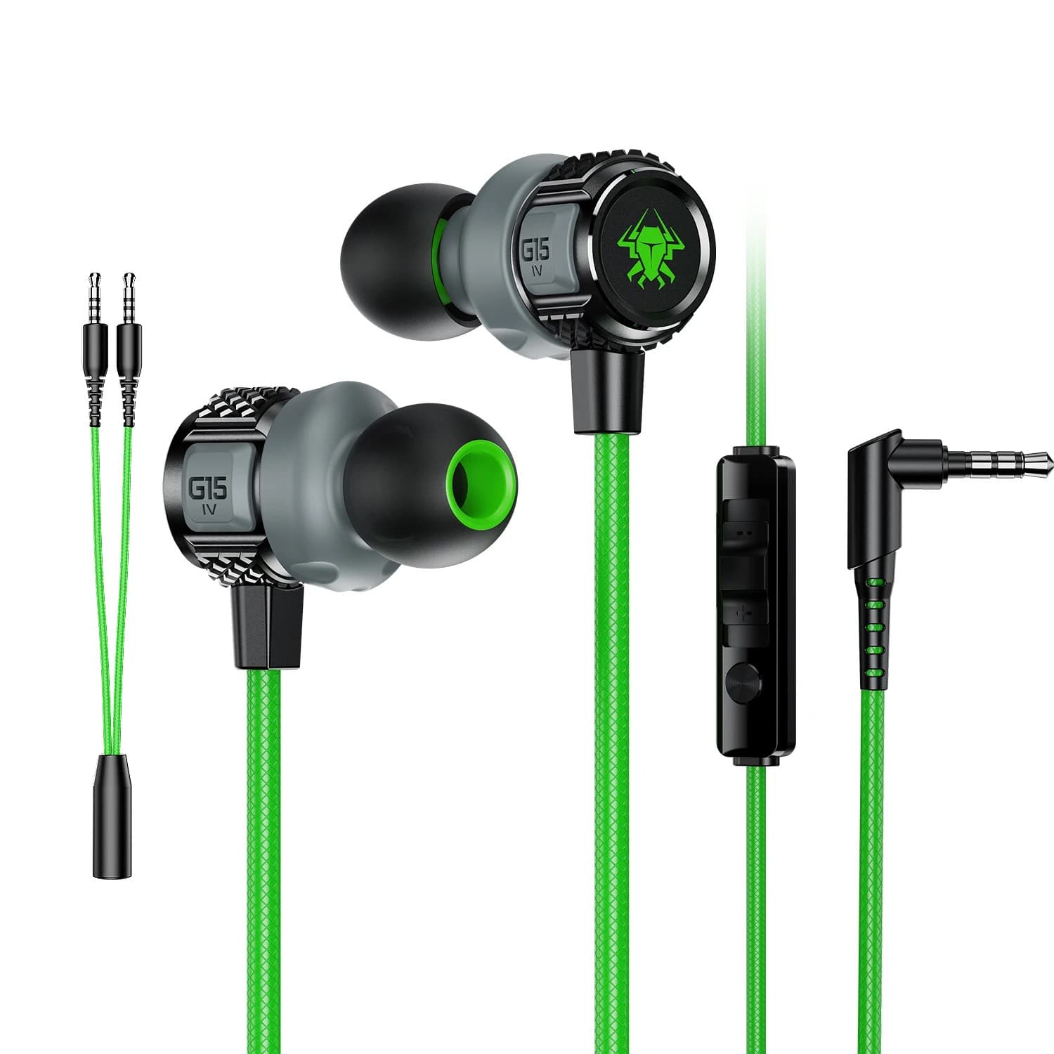 Plextone G15 IV Wired E-Sports Earphones With Foot First Audio Effect view 1