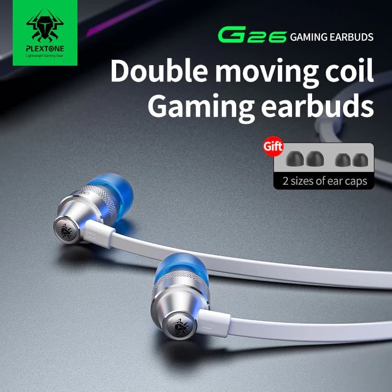 Plextone G26 Gaming Earphone Headset With Mic (Type C+3.5mm) view 2