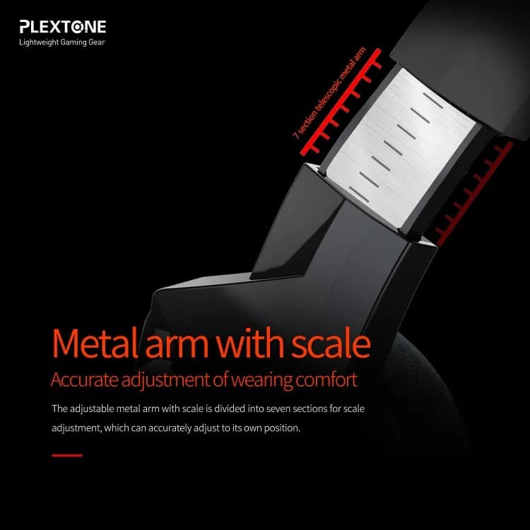 Plextone G800 Extra Bass Gaming Headphone With Mic view 4