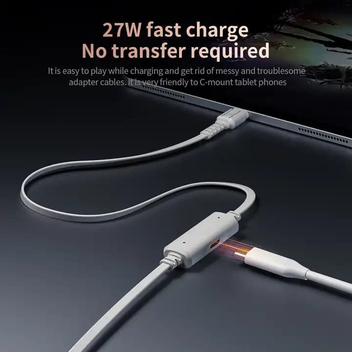 PLEXTONE M762Pro Dual Hybrid Gaming Moving Coil Earphone Type-C PD27W Fast Charge view 3