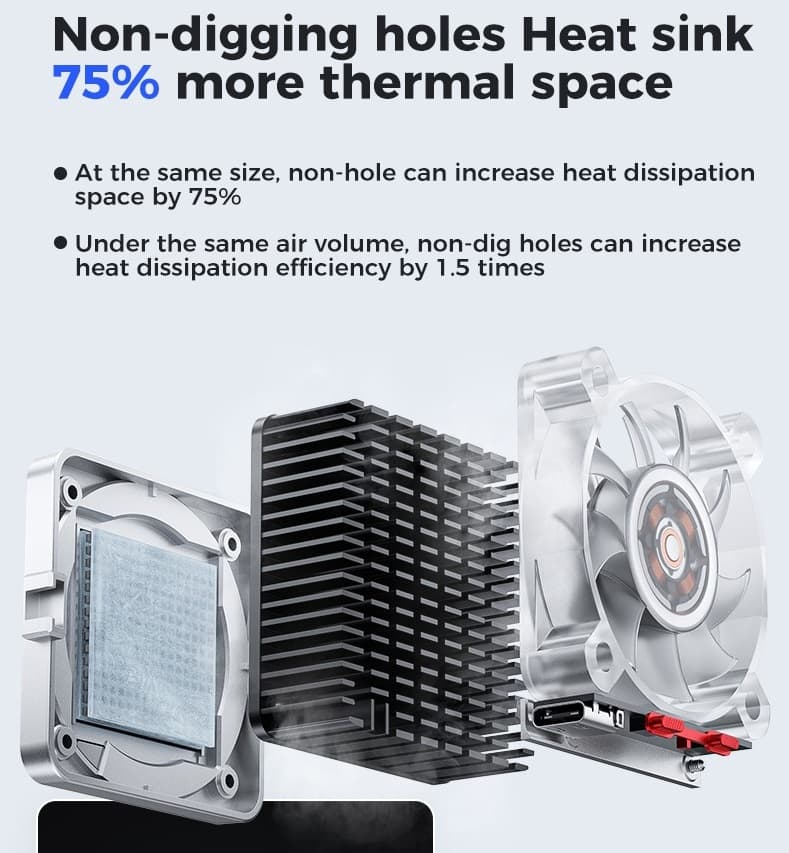 PLEXTONE MX2 30 Watt Tablet Pad Mobile Cooler Magnetic Semiconductor Cooling view 4