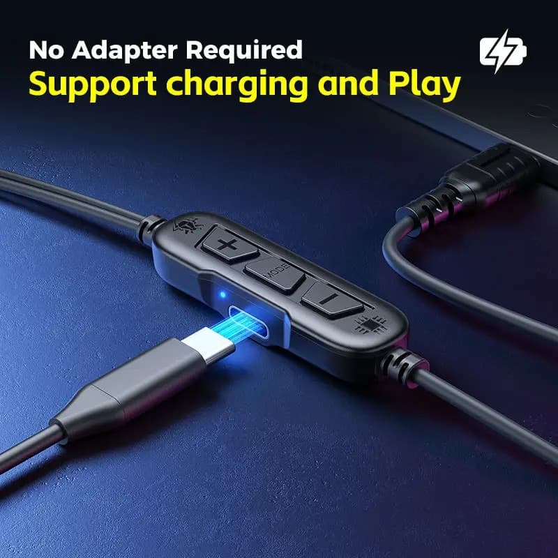 Plextone RX5 Refire Type-C Gaming Wired Earphone view 2