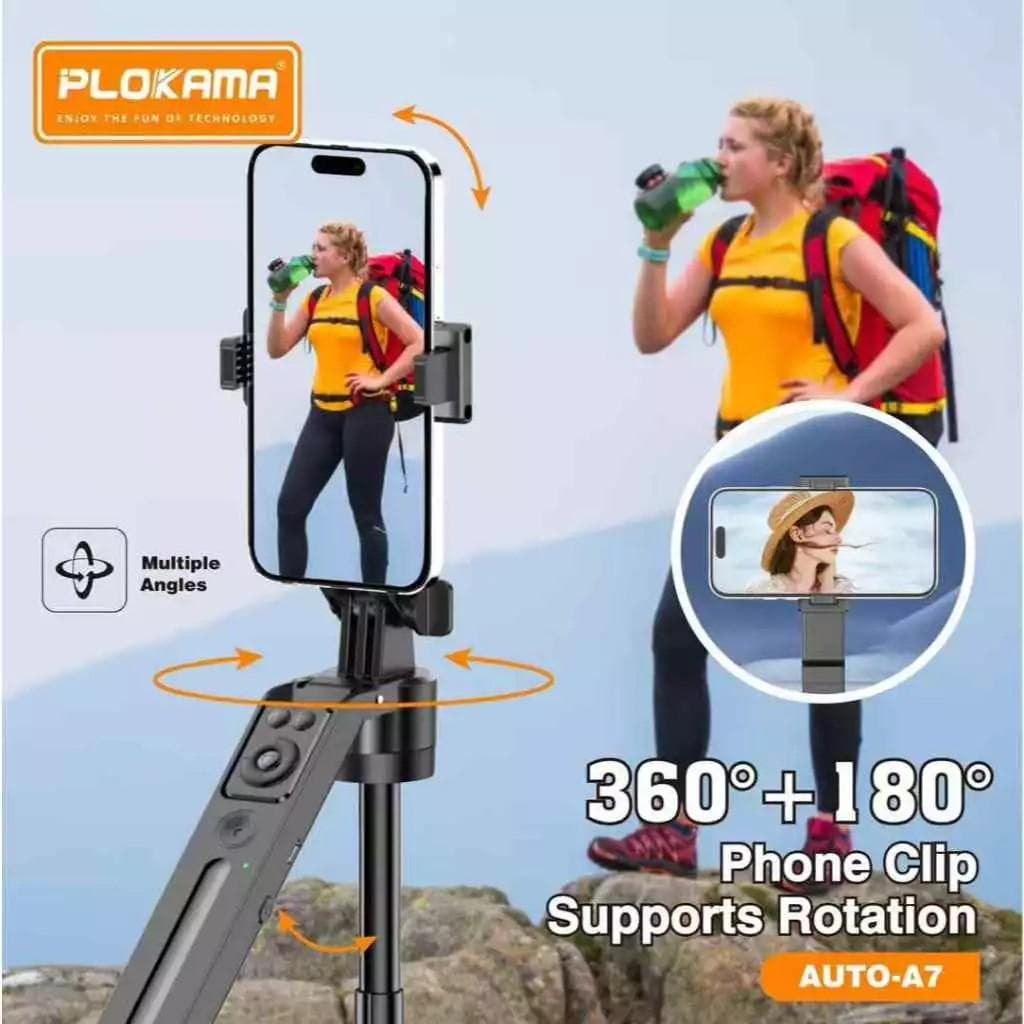 PLOKAMA A7 AI Auto Face Tracking Tripod 1.8M With Remote view 3