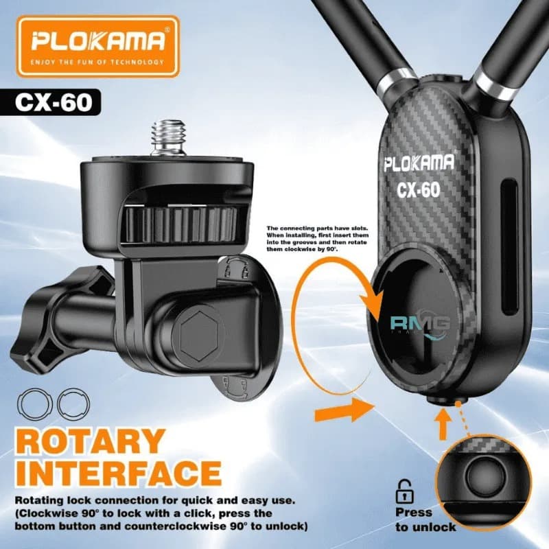 Plokama CX-60 Mobile Phone Camera Neck Mount view 3
