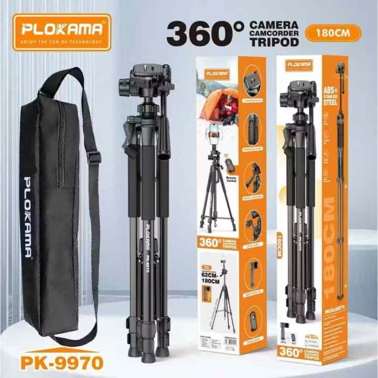 PLOKAMA PK 9970 Professional Tripod For DSLR Camera Mobile view 6
