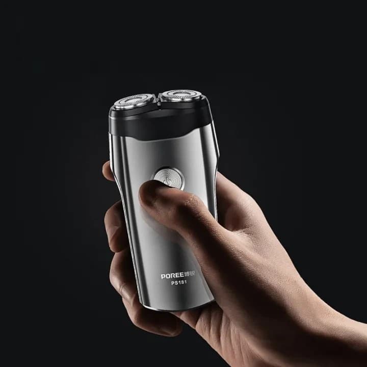 Poree PS181 Rechargeable Dual Head Portable Electric Razor Shaver For Men view 1