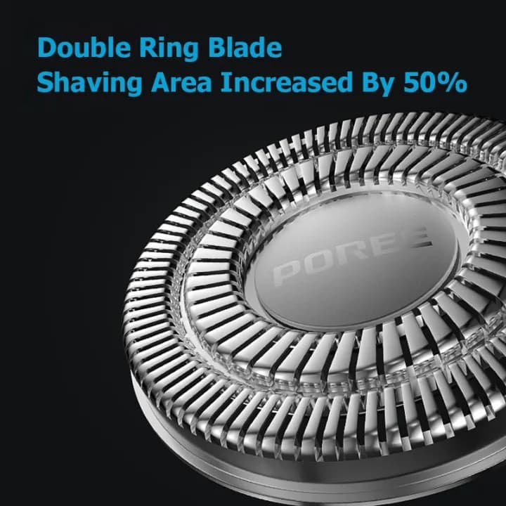 Poree PS181 Rechargeable Dual Head Portable Electric Razor Shaver For Men view 3
