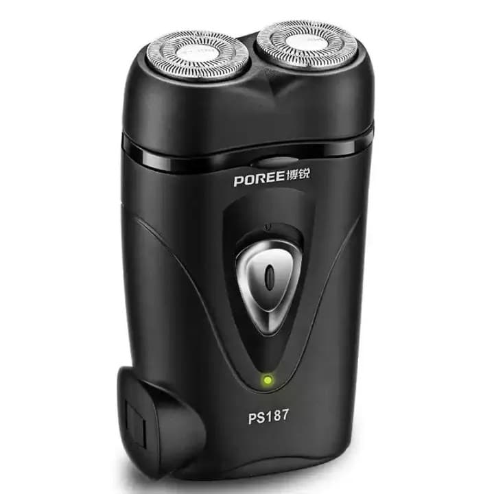 POREE PS187 Electric Rechargeable Rotatable Dual Head Electric Men Shaver view 1