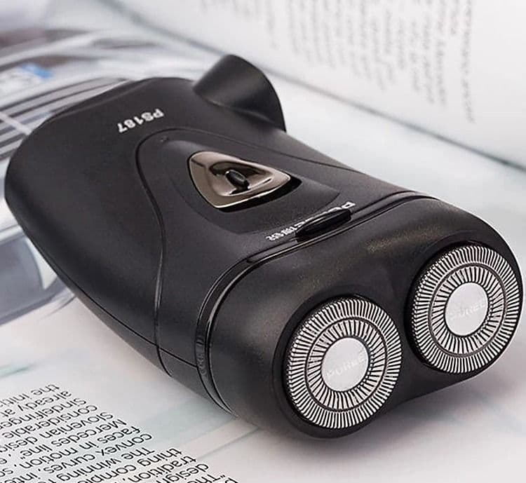 POREE PS187 Electric Rechargeable Rotatable Dual Head Electric Men Shaver view 3
