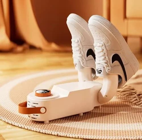 Portable Electric Shoe Dryer Telescopic Adjustable Quick Drying Deodorizing With Heat Blower Auto Off Timer view 1