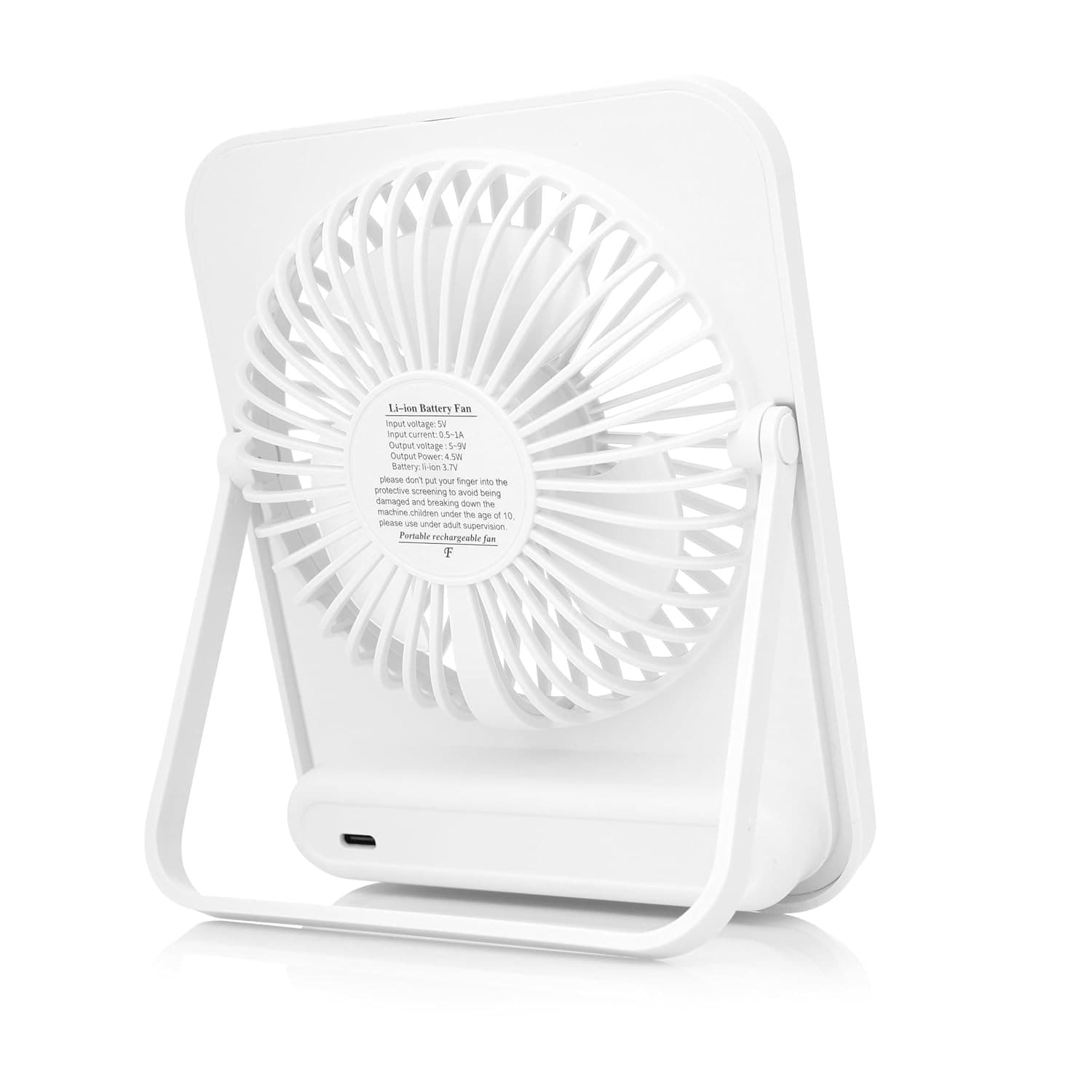 Portable Lightweight Rechargeable Wireless Handheld Fan view 3