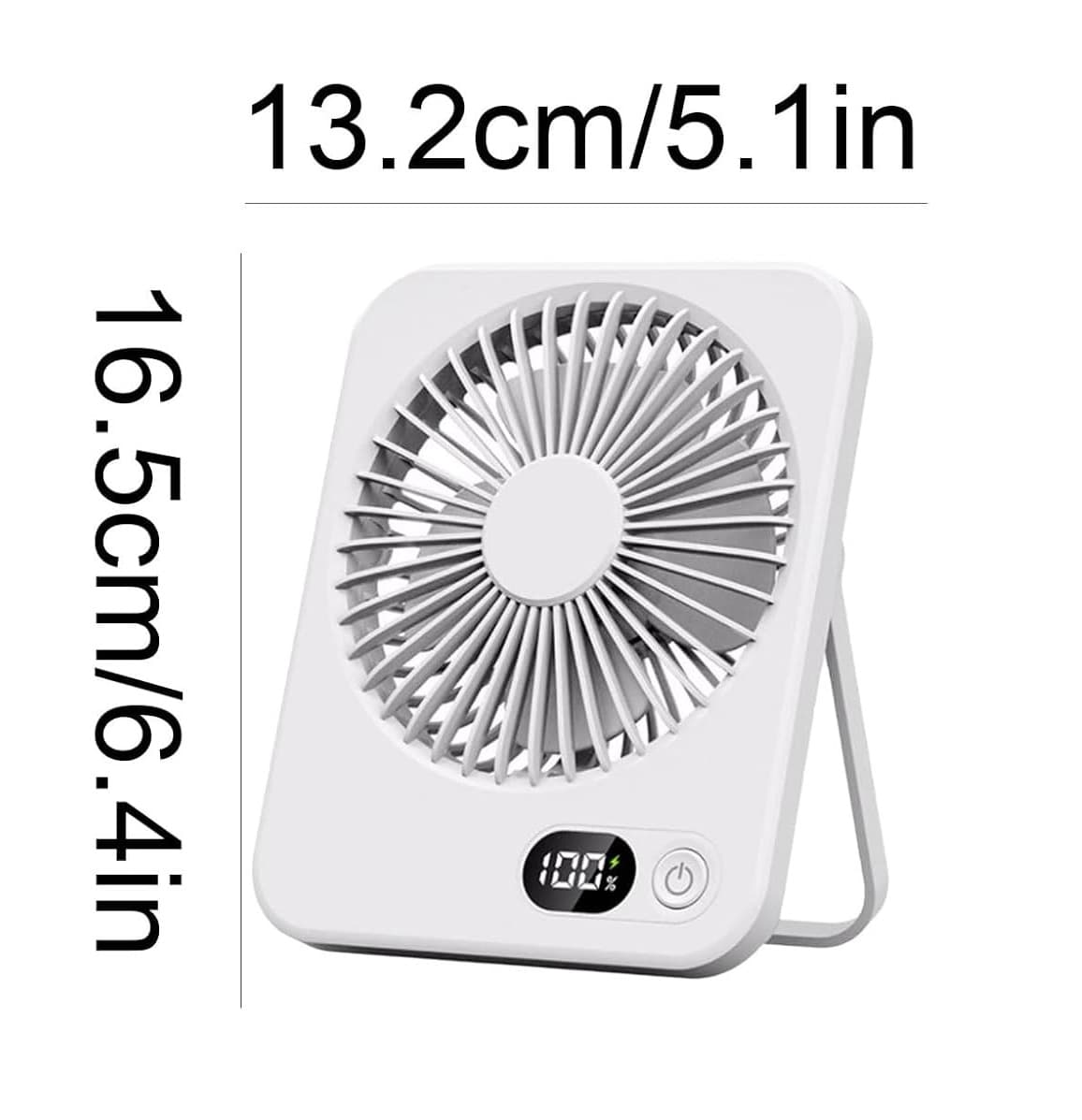 Portable Lightweight Rechargeable Wireless Handheld Fan view 5