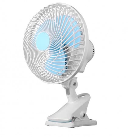 Portable Mini Clip Fan Or Table Fan 3 Blades 8 Inch view 1