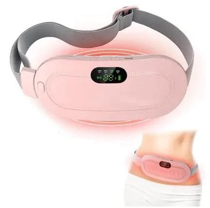 Portable Period Belt Heat Pad Menstrual Relief Pad With 3 Heat Levels And 3 Vibration Massage Modes view 1