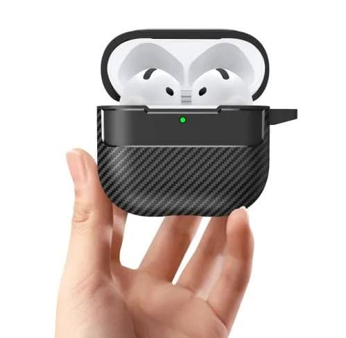 Protective Case Cover for AirPod 4 (2024) - Carbon Pattern view 5
