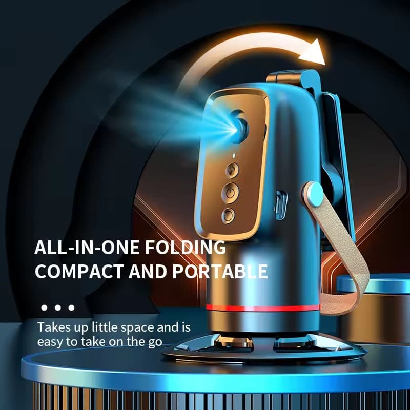 Q03 Auto Tracking Phone Holder 360° Rotation Phone Camera Mount view 2