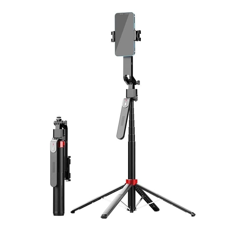 Q185 Face Tracking Handheld Selfie Stick Mobile Action Camera Tripiod Stand view 4