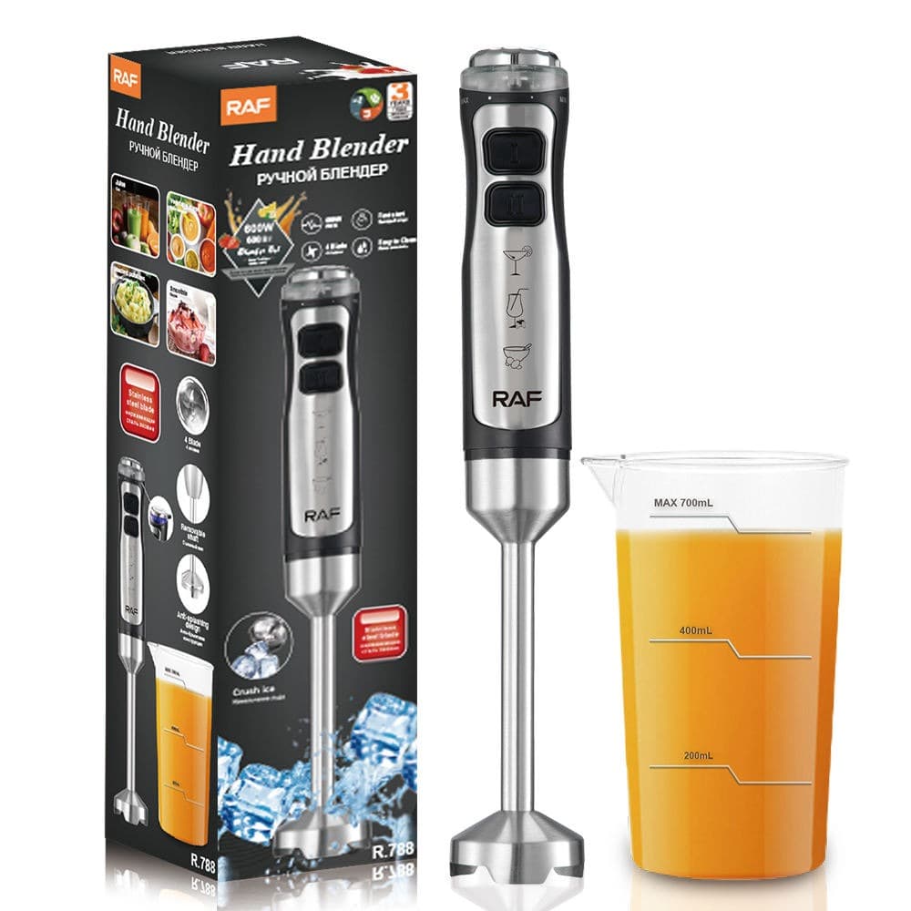 RAF R788 Hand Blender Immersion Stick Blender With Stainless Steel 4‑Blade Design view 1