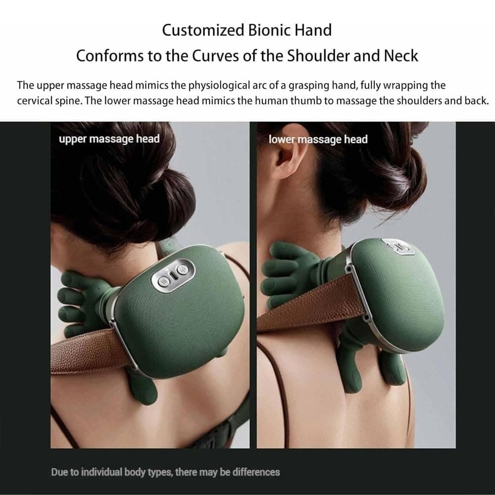 Rechargeable Comfort Neck & Back Wrap with Heat – Cordless Design view 6