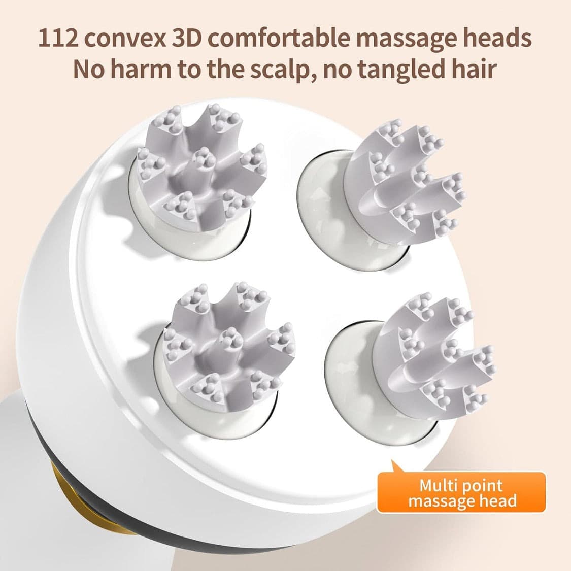 Rechargeable Deep Kneading Scalp Massager 3D Head Massager view 5