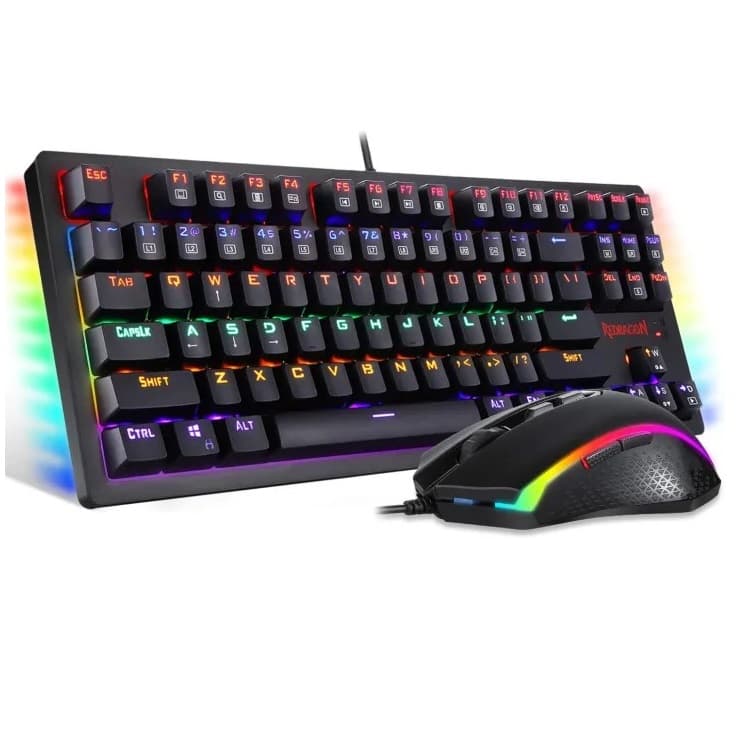 Redragon S113 Mechanical Gaming Keyboard Mouse Combo view 1