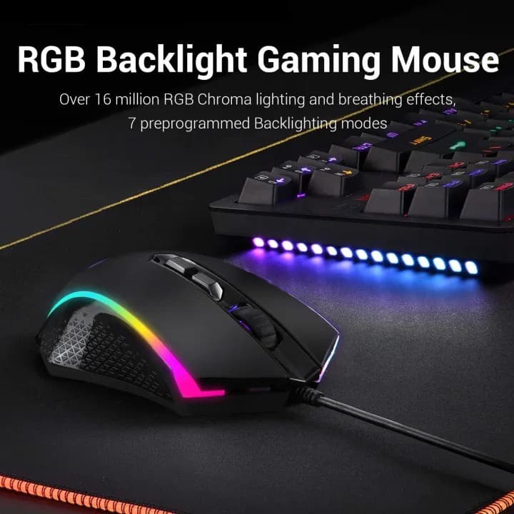 Redragon S113 Mechanical Gaming Keyboard Mouse Combo view 3