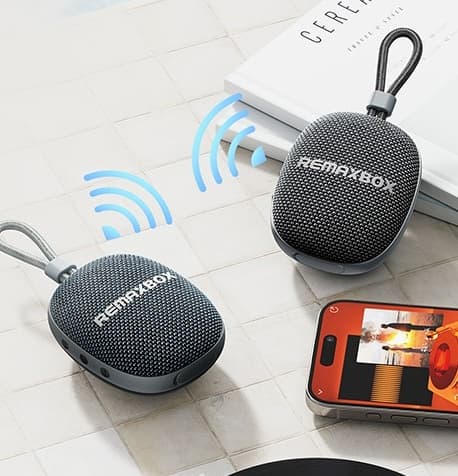 Remax RB-M16 Portable Fabric Wireless Bluetooth Speaker view 2
