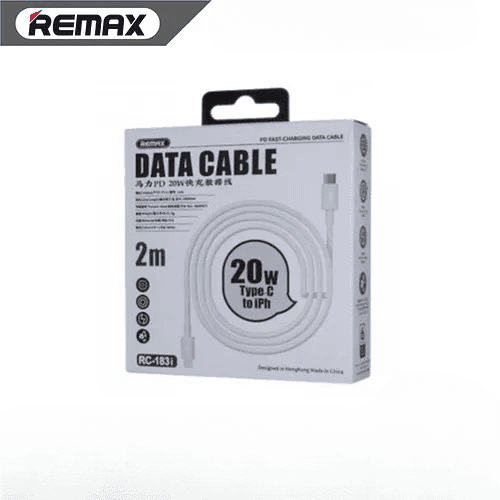 Remax RC 183i 2 Meter Type C To Lightning 20W PD Data Charging Cable view 3