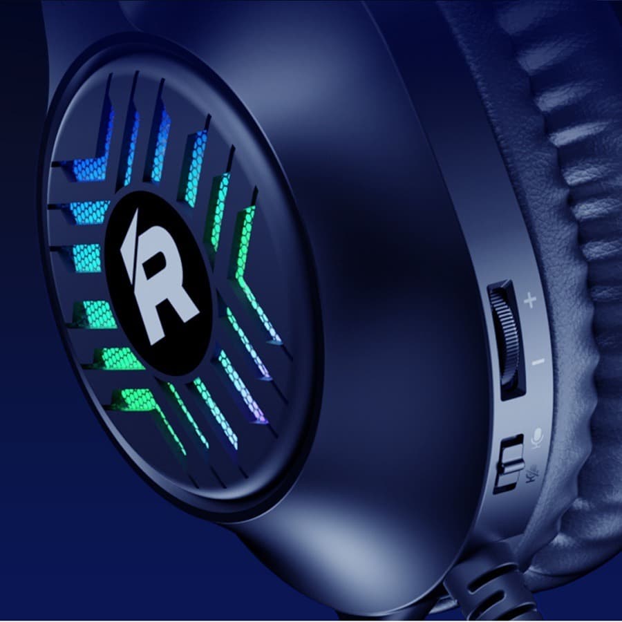 Remax RM 705 Wired RGB Gaming Headphone Headset With Mic view 2