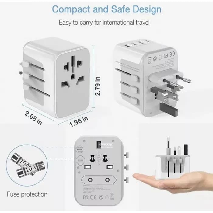 Remax RP U11 35W Universal Travel Adapter Converter view 4
