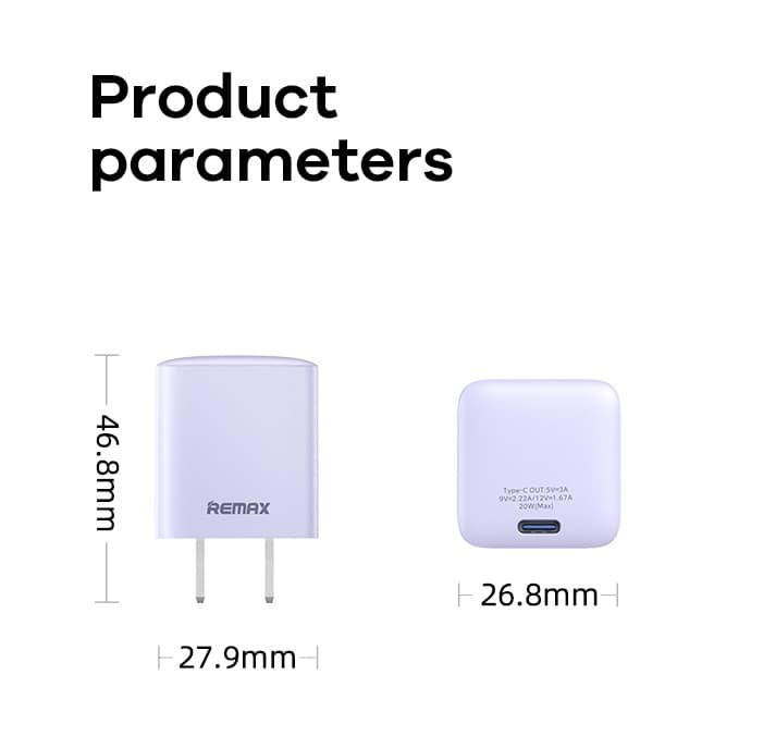 Remax RP U135 20W GaN Fast Charger view 4