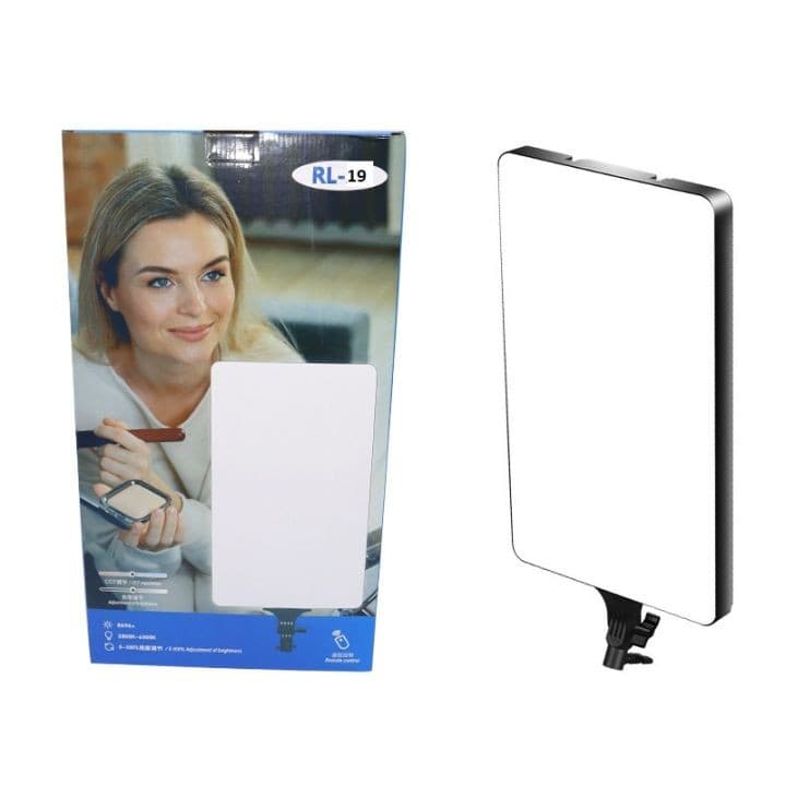 RL19 LED Video Panel Light With Tripod Stand And Remote view 4