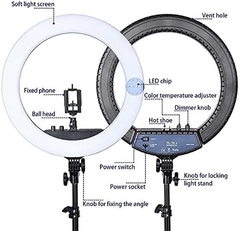 RL21 LED Soft Ring Light With Remote And Stand view 3