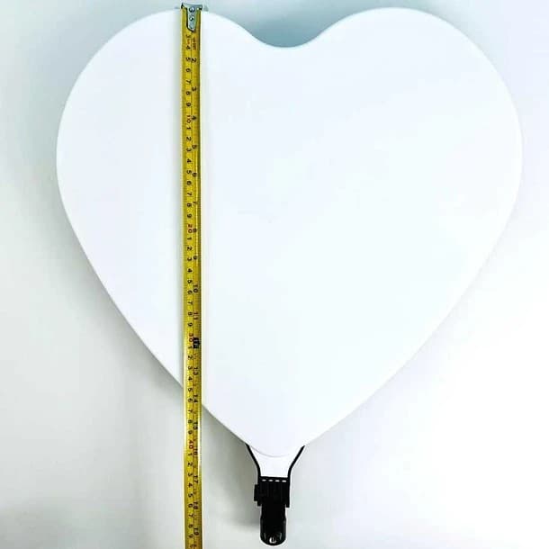RL500 LED Heart Shape Ring Light 3 Color Modes, Dimmable view 3