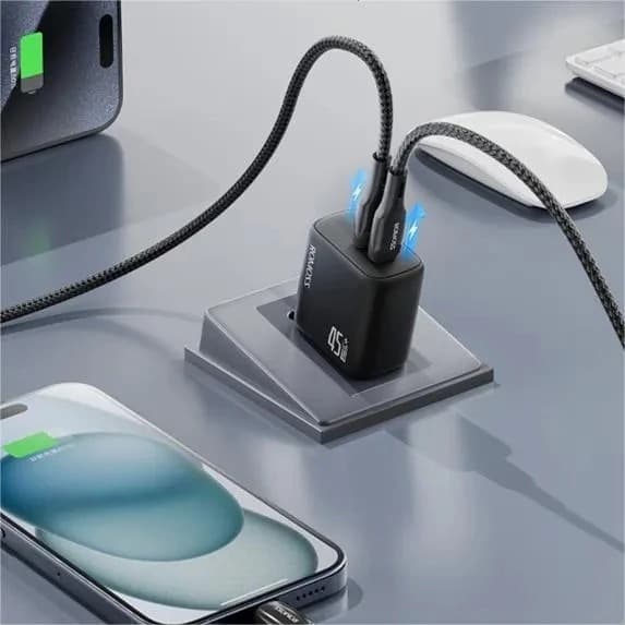 Romoss AC45RA 45W GaN Dual Port Type-C Wall Charger 100–240V Laptop Fast Charging Adapter view 3