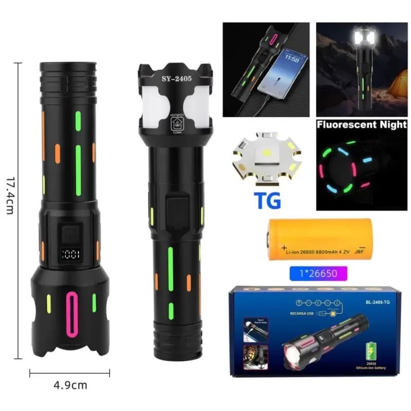 Ruilang RL 2405 Multifunctional Flashlight Torchlight view 2