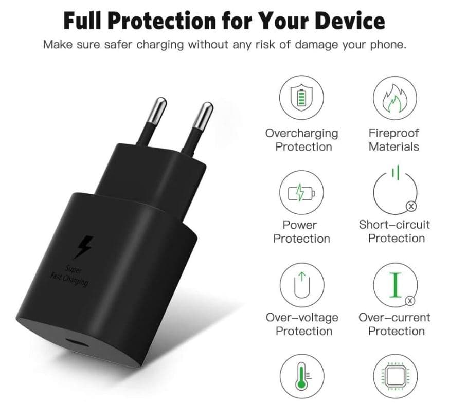Samsung 25 Watt Fast Charging Adapter Dock view 2