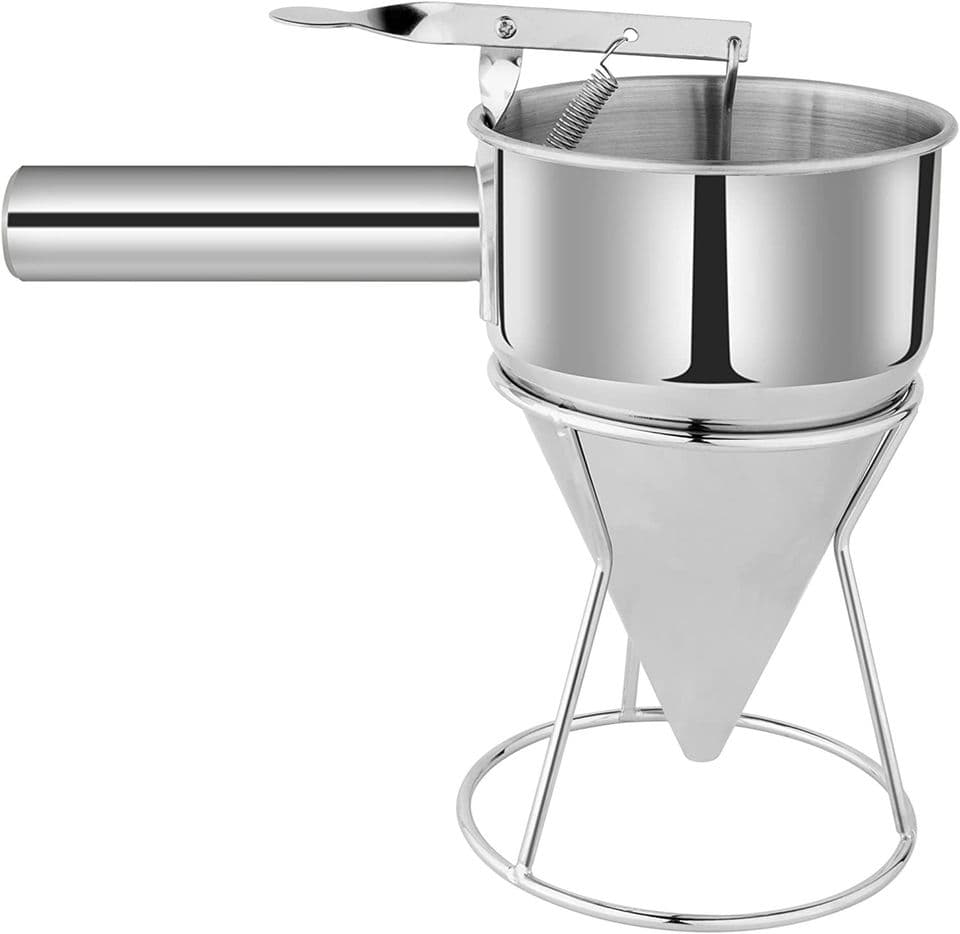 Selroti Maker Stainless Steel Selroti Batter Dispenser With Stand view 2