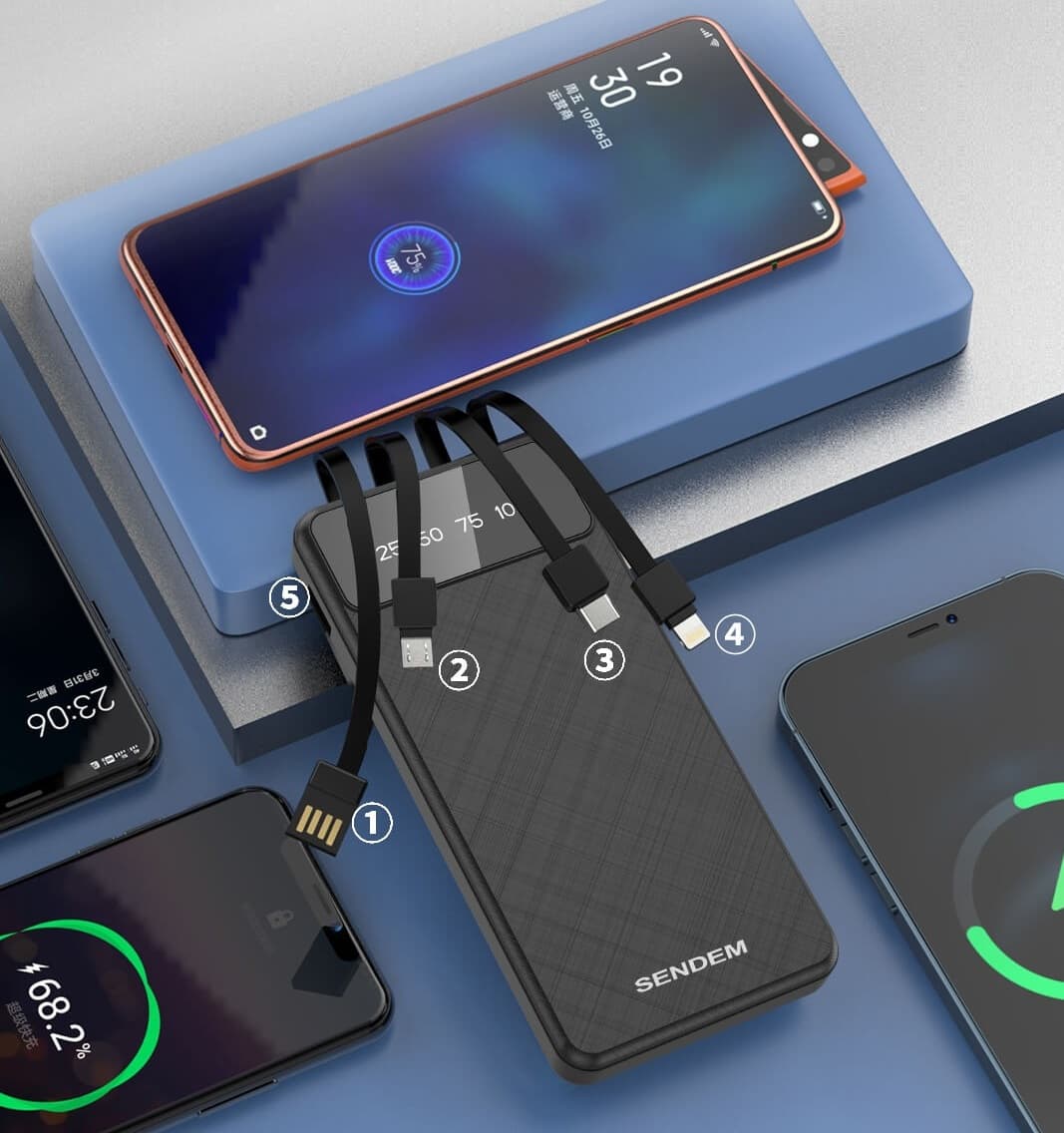 Sendem P700 10000 mAh Multifunctional Powerbank view 4