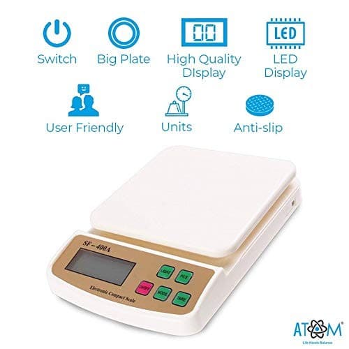 SF-400A Multipurpose Digital Kitchen Weighing Scale With Max Capacity 10kg view 4