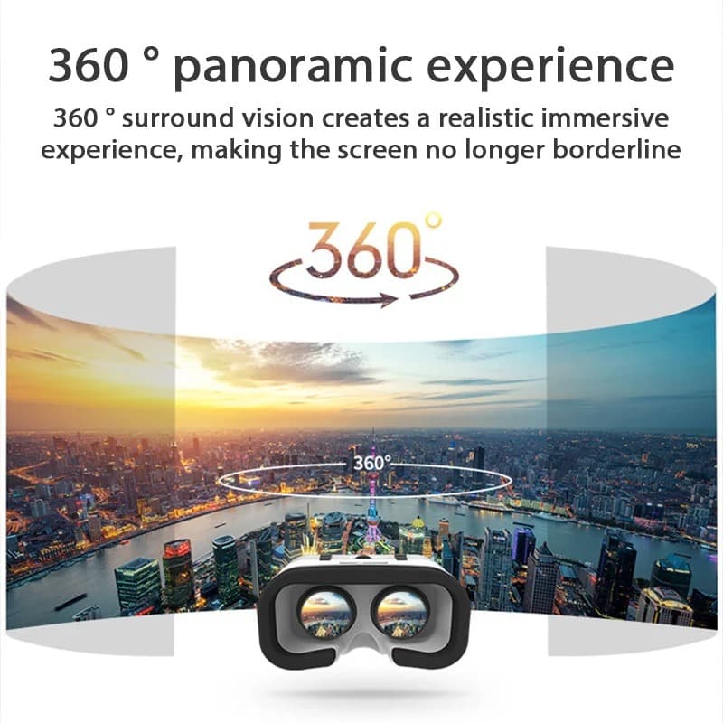 Shinecon G05 3D VR Headset Glasses Adjustable VR Glasses for 4.7-6.3inches Smartphone view 2