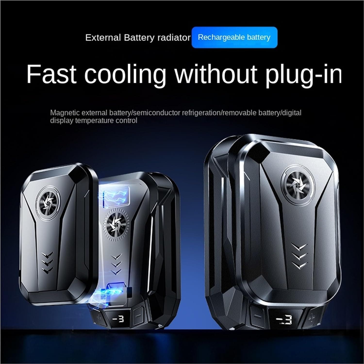 SL14 Mobile Phone Cooler With Battery 3 Gear Adjustable view 2