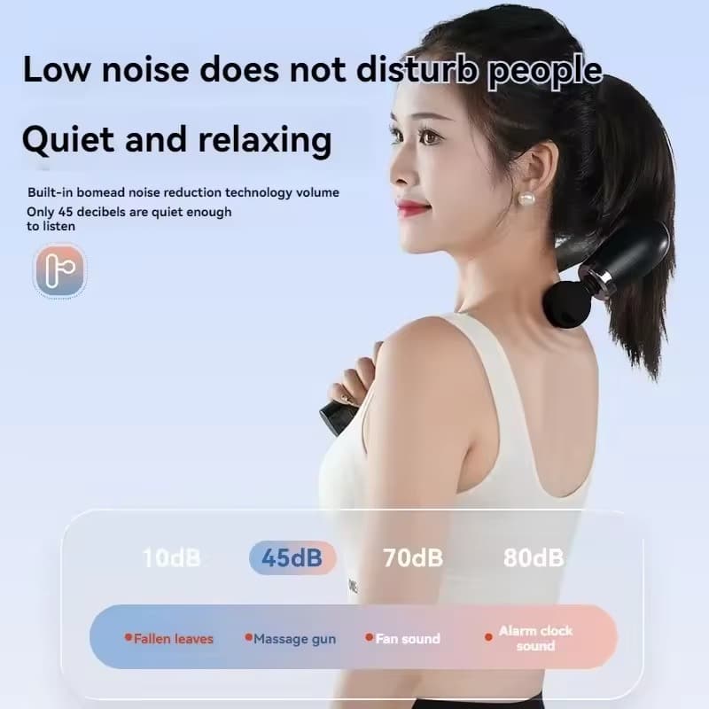 Smart Curved Hook Rechargeable Massage Gun view 3