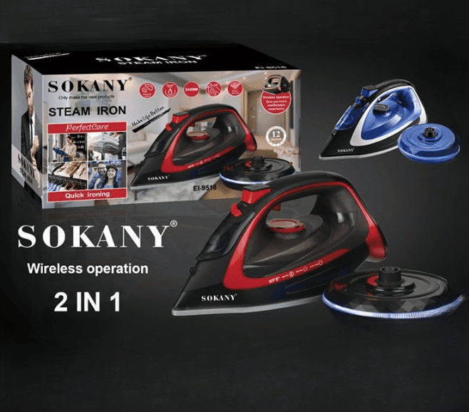 Sokany EL 9518C Wireless Steam Iron view 4